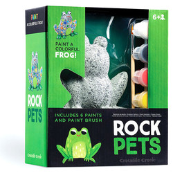 Crocodile Creek rock pets stenen schilderen Frog