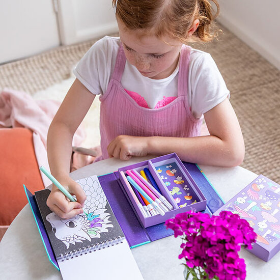 Tiger Tribe Tiger Tribe colouring set - mystical forest