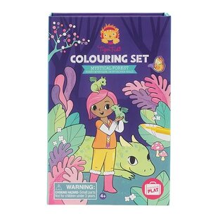 Tiger Tribe colouring set - mystical forest