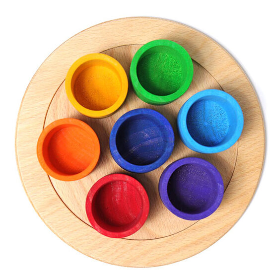 Grimm's Grimm's seven rainbow friends in bowls