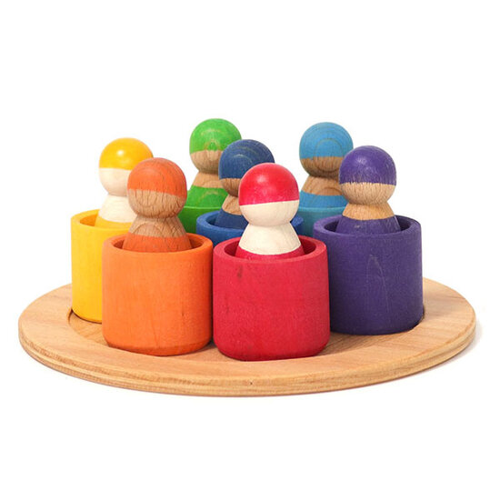 Grimm's Grimm's seven rainbow friends in bowls