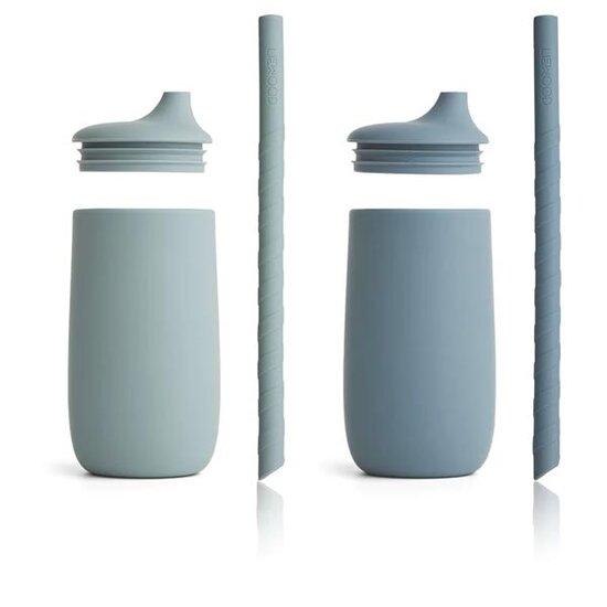 Liewood Liewood Dylan sippy cup 2-pack Blue mix