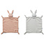 Liewood Liewood Agnete cuddle cloth Rabbit rose/dumbo grey 2pack