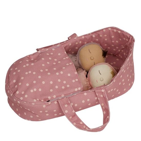 Olli Ella Olli Ella Dinkum Dolls poppen draagmand Polka Dot