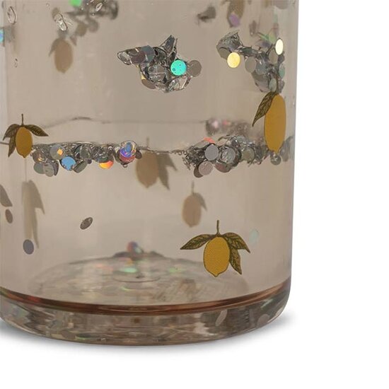 Konges Slojd Konges Slojd glitter bekers Lemon 2-pack