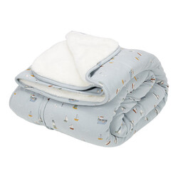 Little Dutch bassinet blanket Sailors Bay Blue