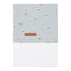 Drap de lit bébé Sailors Bay Blue Little Dutch