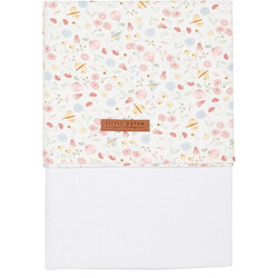 Drap de lit bébé Flowers & Butterflies Little Dutch