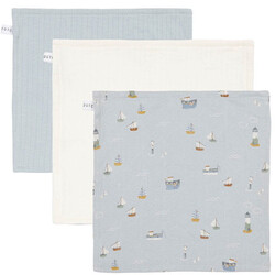 Drap-housse berceau wieg Sailors Bay Blue