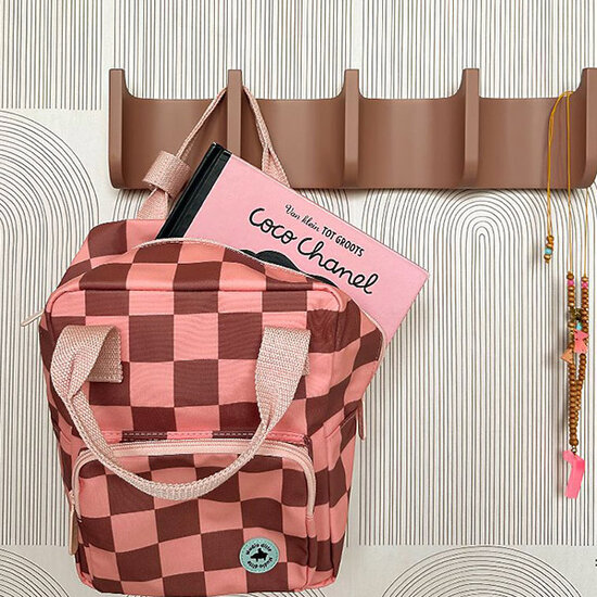Studio Ditte Studio Ditte sac à dos Small Blocks pink-brown