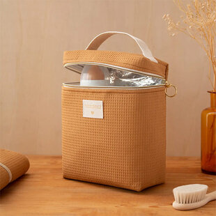 Nobodinoz Concerto cooler and lunch bag Caramel