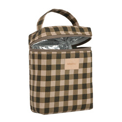 Nobodinoz Hyde Park cooler bag Green Checks