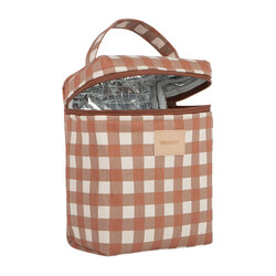 Nobodinoz Hyde Park Kühltasche Terracotta Checks