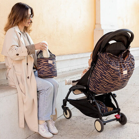 Nobodinoz Nobodinoz stroller bag Blue Waves