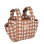 Nobodinoz tipi en accessoires Nobodinoz wandelwagen organizer Terracotta Checks