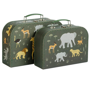 A Little Lovely Company suitcase set Savannah