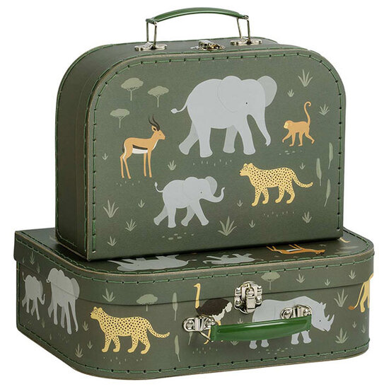 A Little Lovely Company A Little Lovely Company Koffer Dinosaurier 2er Set