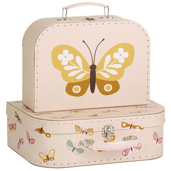 A Little Lovely Company A Little Lovely Company kofferset Vlinders