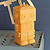 A Little Lovely Company Veilleuse robot jaune A Little Lovely Company