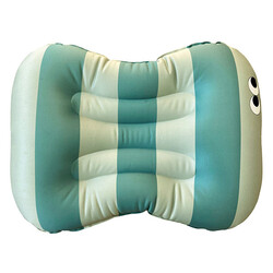 Coussin de chaise Stripes Mint/Dark Mint Noui Noui