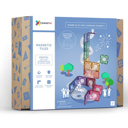 Connetix Tiles 80 Piece Pastel Ball Run Expansion Pack Magnetbausteine