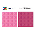 Connetix Tiles Connetix Tiles 2 Piece Base Plate Pink & Berry Pack magnetic blocks
