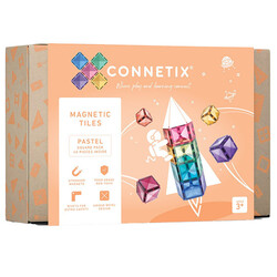 Connetix Tiles 40 Piece Pastel Square Pack magneetblokken