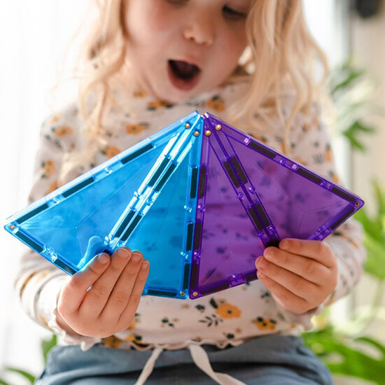 Connetix Tiles Blocs de construction magnétiques Connetix Tiles 30 Piece Geometry Pack