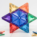 Connetix Tiles Connetix Tiles 30 Piece Geometry Pack magnetic blocks