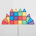 Connetix Tiles Blocs de construction magnétiques Connetix Tiles 24 Piece Rainbow Mini Pack