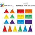 Connetix Tiles Connetix Tiles 24 Piece Rainbow Mini Pack magneetblokken