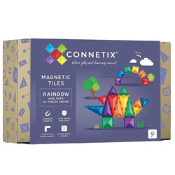 Connetix Tiles 24 Piece Rainbow Mini Pack magneetblokken