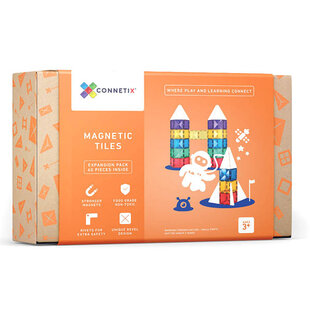 Connetix Tiles 42 Piece Square Pack magnetic blocks