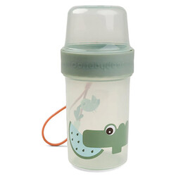 Done by Deer snack container Large Croco green