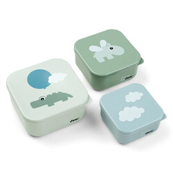 Done by Deer snack boxes Happy Clouds green