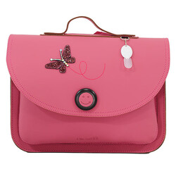 Own Stuff school bag Antique Pink butterfly magnetic