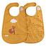 Done By Deer Done by Deer Lätzchen 2er-Set – Raffi Mustard