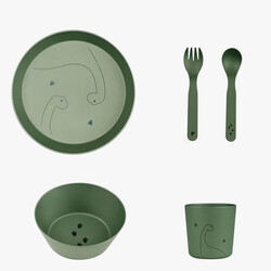 Citron tableware set Dino