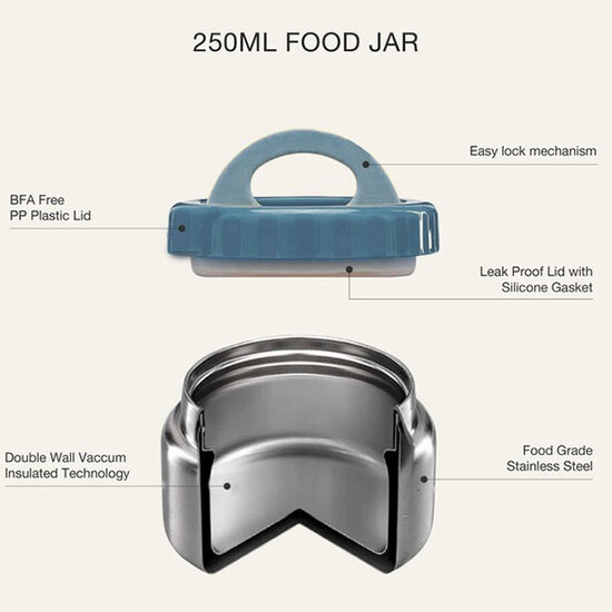 Citron Lunch box isotherme 250 ml Blush Pink - Citron