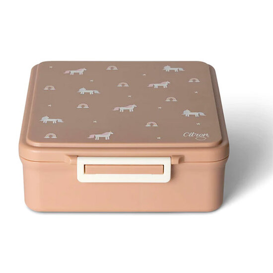 Citron Citron lunch box with thermo lunch box Unicorn