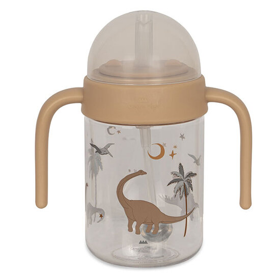 Konges Slojd Konges Slojd drinking bottle with handle Dino