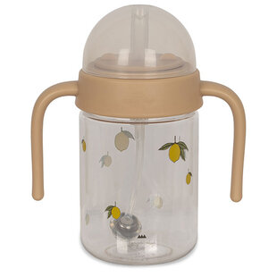 Konges Slojd drinking bottle with handle Lemon