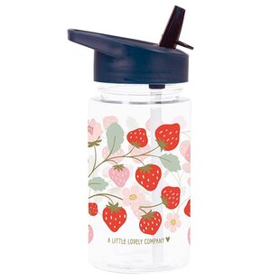 A Little Lovely Company Trinkflasche Erdbeeren