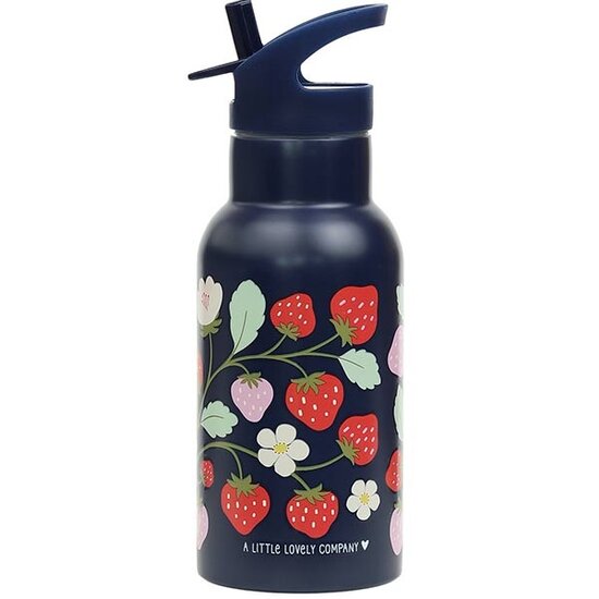 A Little Lovely Company A Little Lovely Company stainless steel drinking bottle Strawberries