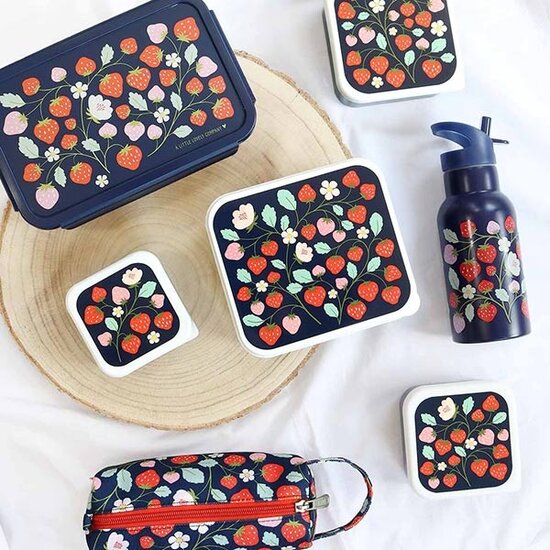 A Little Lovely Company A Little Lovely Company stainless steel drinking bottle Strawberries