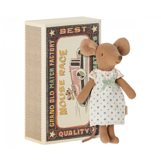 Maileg Maileg big sister mouse in nightgown in box