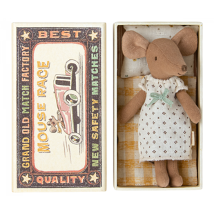 Maileg big sister mouse in nightgown in box