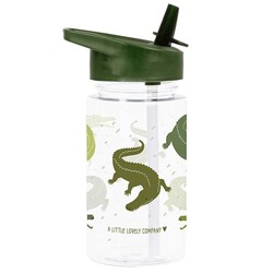 A Little Lovely Company drinking bottle Crocodiles