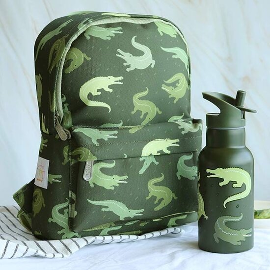 A Little Lovely Company A Little Lovely Company stainless steel drinking bottle Crocodiles