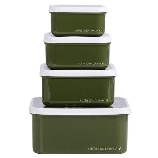 A Little Lovely Company A Little Lovely Company | Lunch & Snack Box Set Krokodillen